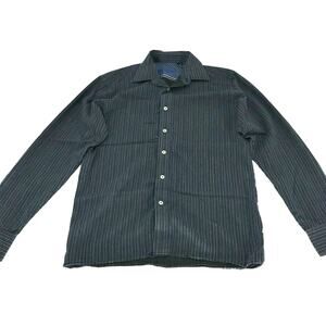 Ragazzo Boys Dress Shirt Button Front Striped Collared Special Occasion Size 16